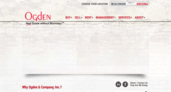 Desktop Screenshot of ogdenre.com
