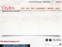 Tablet Screenshot of ogdenre.com